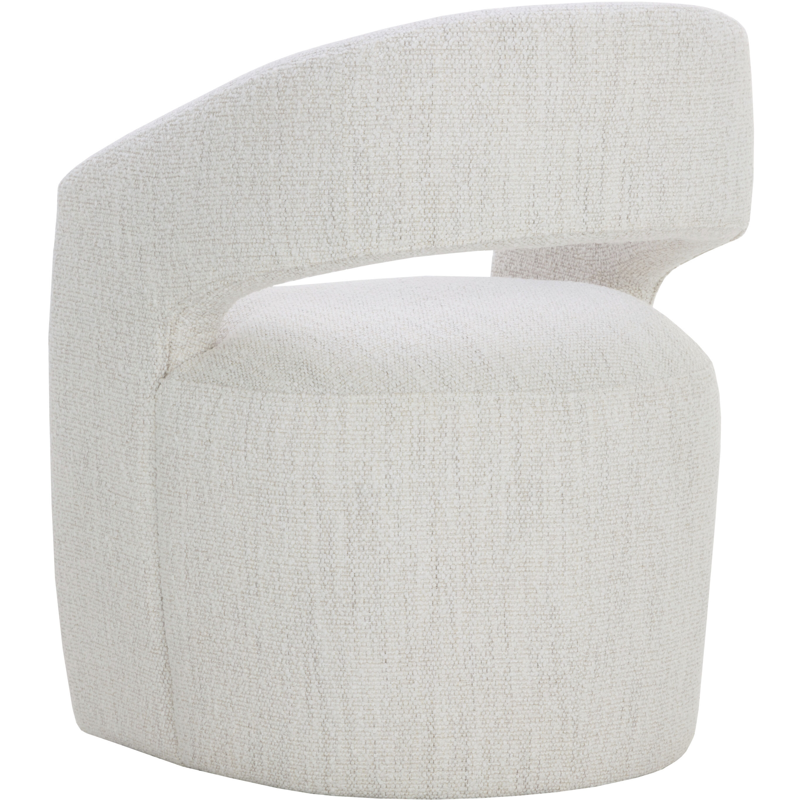 Lloret Merino Pearl Wheeled Dining Armchair, Wheeled